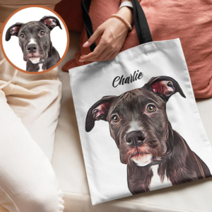 オリジナルペットトートバッグ｜愛猫・愛犬の写真＆名前入り｜エコバッグ・買い物バッグ・ペットオーナーへのギフトに最適
